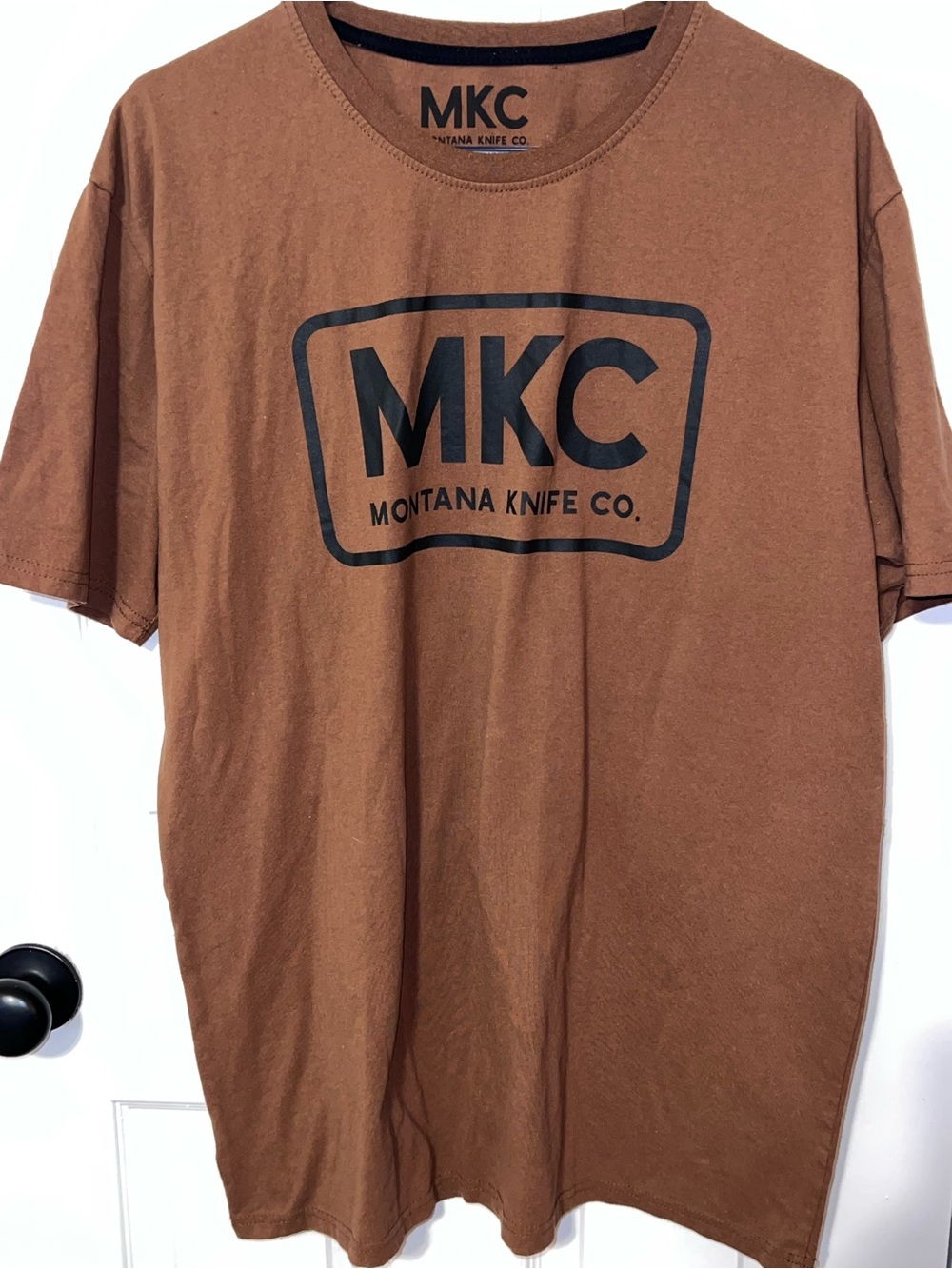 Montana Knife Co MKC Logo Graphic T Shirt Brown XL